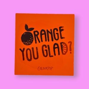 Colourpop Orange You Glad? Eyeshadow Palette